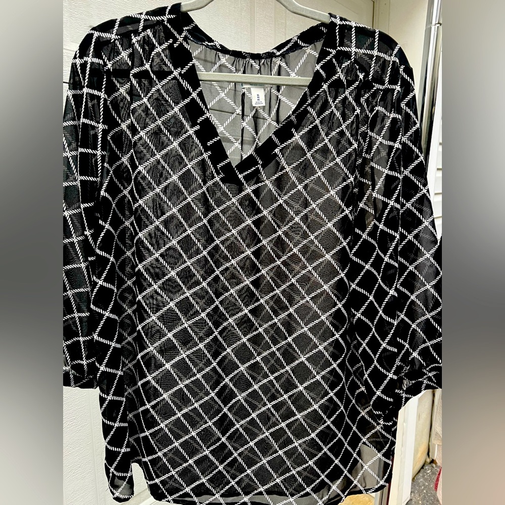 Woman’s sheer blouse